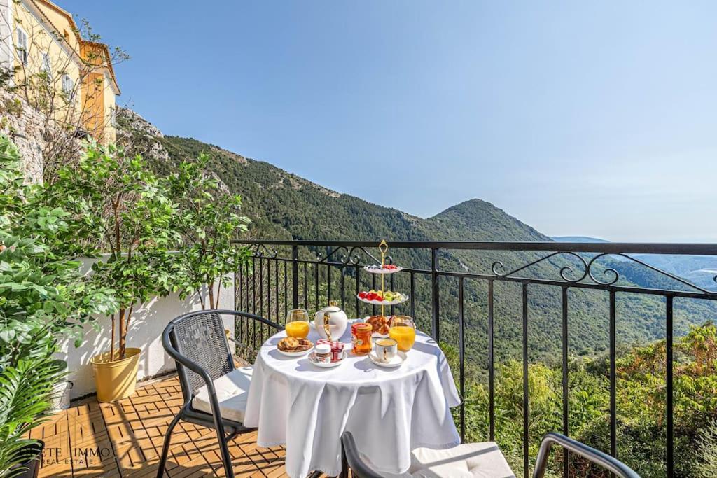 Havre De Paix Et Vue Exceptionnelle Proche Monaco Villa Peille Exteriör bild